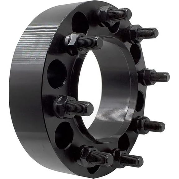 CWA 8x200 Hub Centric Wheel Spacers 2" Inch Compatible with 2005 & Newer F-350 Dually Trucks Grade 12.9 Studs One Piece