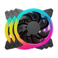thumbnail image 1 of Kit de 3 Ventiladores Ocelot OGPF01, iluminación RGB, 120mm, control Ocelot Gaming OGPF01, 1 of 2