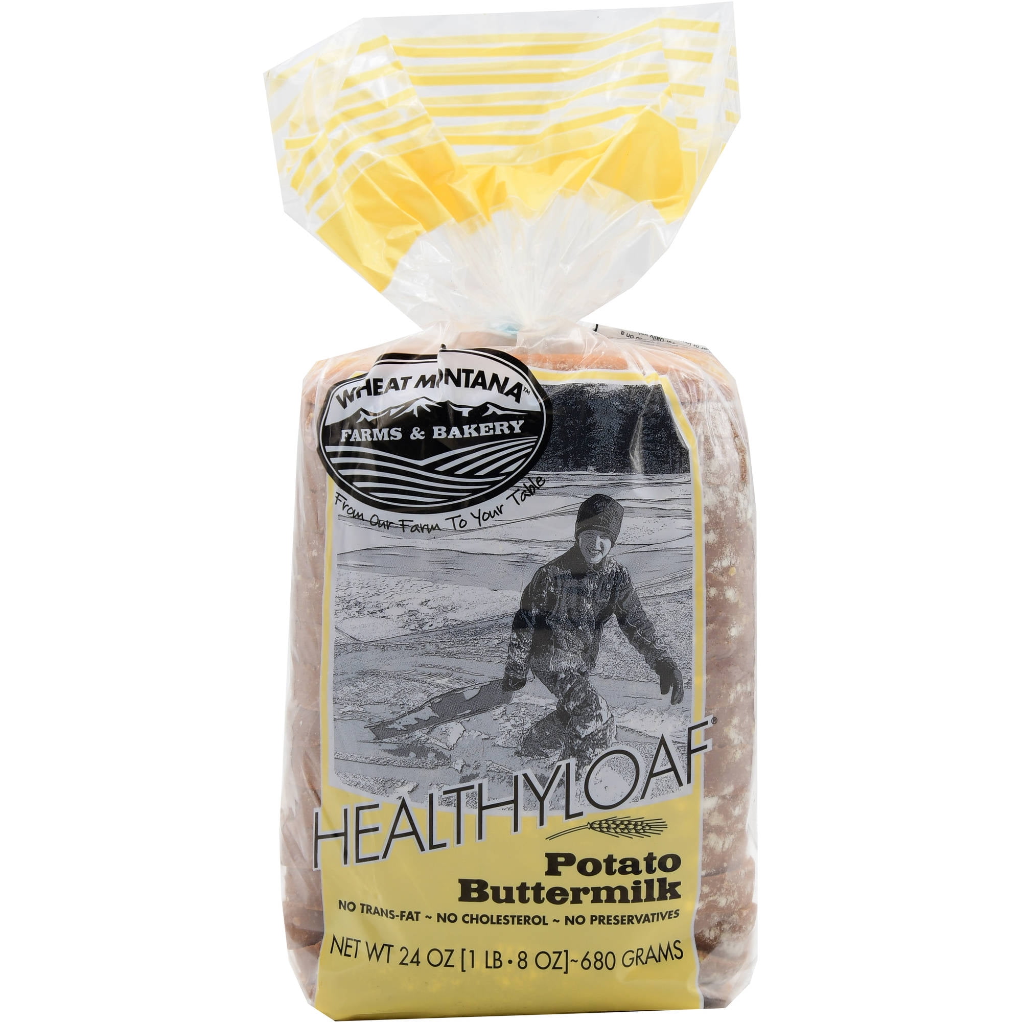 Wheat Montana Potato Buttermilk Healthy Loaf Bread, 24 Oz