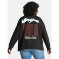 thumbnail image 3 of Terra & Sky Women's Plus The Rolling Stones Voodoo Lounge Sweatshirt with Long Sleeves, Sizes 0X-5X, 3 of 5