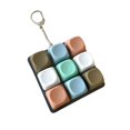 thumbnail image 4 of Juguete Fidget Clicker con teclado y botón de descompresión compacto para regalar a un amante, divertido llavero portátil multifuncional. Multicolor, 4 of 10
