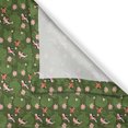 thumbnail image 3 of Ambesonne Japanese Kitchen Curtains, Koi Fish and Lotus Flowers, 55"x36", Olive Green Peach Fawn, 3 of 3