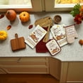 thumbnail image 2 of Serafina Home Farmhouse Fall Home Decor Kitchen Towels and Pot Holder Set: Autumn Leaves and Pumpkins Please, Leaf and Pumpkin Design, 2 of 6