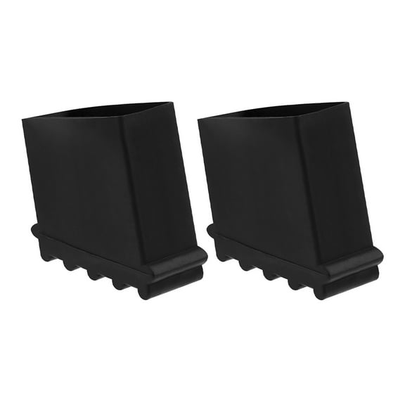 GOOHOCHY 2pcs Non-Slip Ladder Rubber Feet Replacement Anti-Skid Ladder Foot Pads Ladder Leg Cushion Bumper Ladder Caps