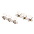 thumbnail image 2 of Fosa Professional Guitar Tuning Pegs Machine Heads Dual Holes Left Right 3-in-Line, 2 of 8