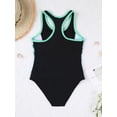 thumbnail image 6 of Sholeno Girls 2 Piece Bathing Suit Racer Back Swimsuit with Boyshorts Athletic Swimwear Rash Guard Tropical Palm 10, 6 of 6