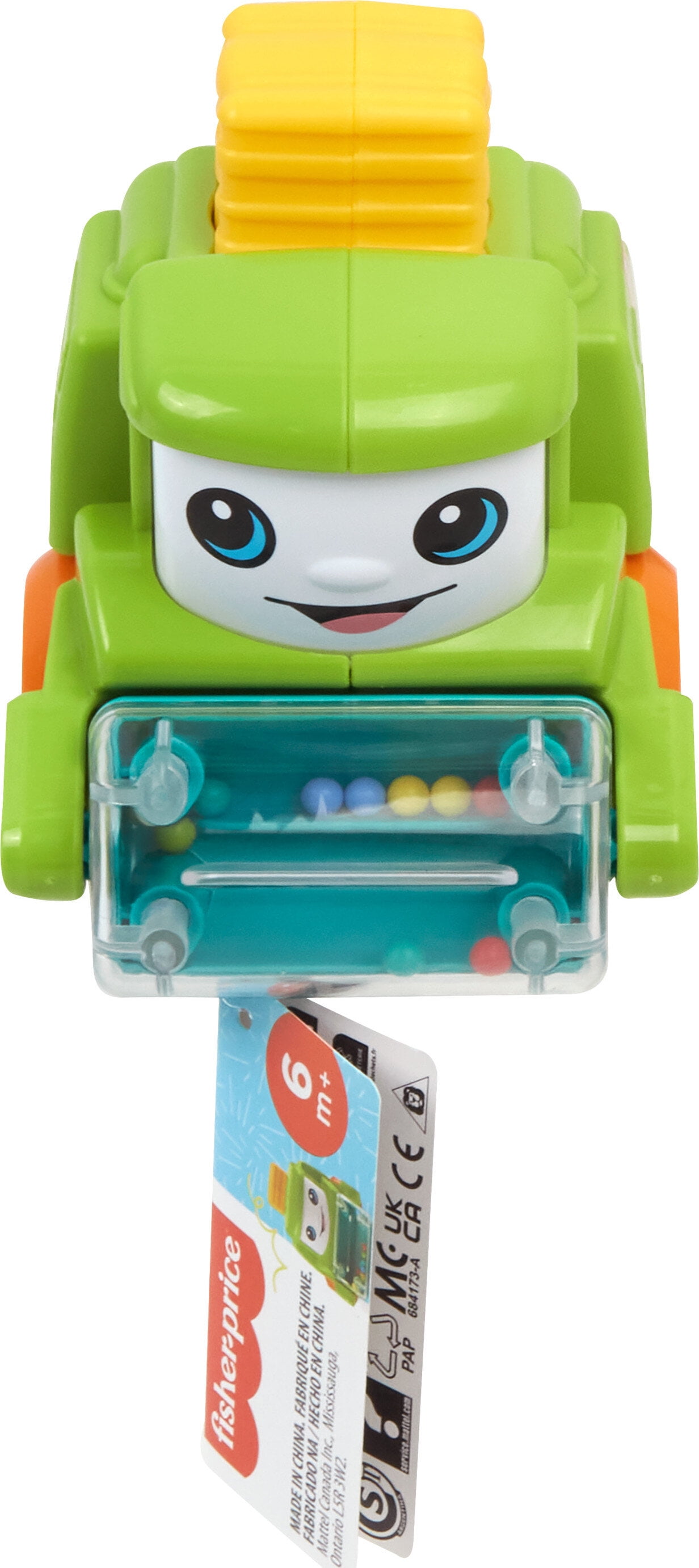 Fisher-Price Rollin’ Tractor Push-Along Toy Vehicle for Infants with Fine Motor Activities