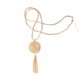 thumbnail image 2 of Collar de mujer, colgante elegante para chica, colgantes creativos con borlas, accesorio de moda, collares con borlas para decoración diaria Ropa, zapatos y accesorios Miscelánea dorado, redondeado, 2 of 6