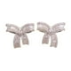 thumbnail image 2 of Fiudx Pendientes Asimétricos, Diseño Rectangular Brillante, Detalles de Piedras Deslumbrantes, Forma de Insecto Divertida, para Uso Diario y Eventos Especiales, para Mujeres a La Moda, Material de Al, 2 of 5