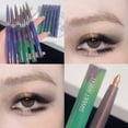 thumbnail image 4 of Diamond Shiny Eyeliner Pencil , Green Golden Purple Glitter Eyeshadow Eyeliner Pen, Waterproof Women Makeup Cosmetics ( 6 Colors ), 4 of 4