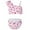 Pink, variant on Gerichy Toddler Girl Swimsuit,Girls Bathing Suit Toddler Baby Gir Swimwear Striped Swimsuit Bathing Beach Romper