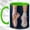 Green, variant on Pointe Shoe Coffee Mug, Dance Sneaker Mug, Ceramic 11 oz