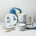 thumbnail image 3 of Stone Lain Fiore 24-Piece Dinnerware Set New Bone China, Service for 8, Blue, 3 of 6