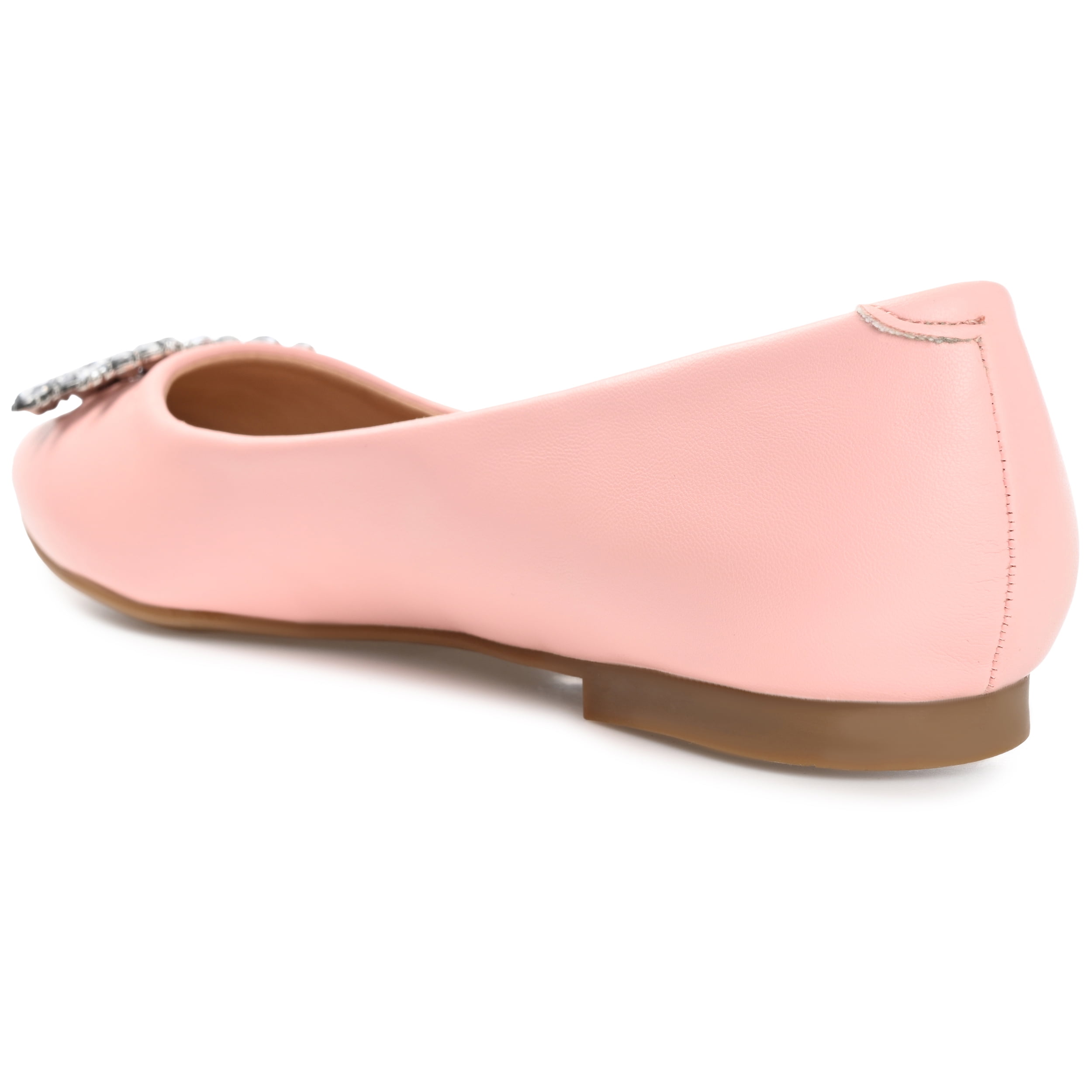 Journee Womens Renzo Slip On Pointed Toe Ballet Dress Flats, Widths Available