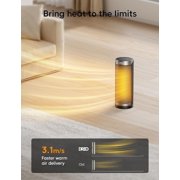 Dreo Space Heater for Bathroom and Indoor, 70°Oscillating, 5 Modes, Remote for Home Bedroom, 12H Timer, with ALCI Safety Plug