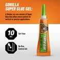 thumbnail image 5 of Gorilla Clear Super Glue Gel 3g, Mini Tubes, 2 Count, 5 of 12
