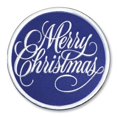 thumbnail image 3 of PaperDirect Merry Christmas Embossed Blue Foil Seals, 48 Count, 3 of 3
