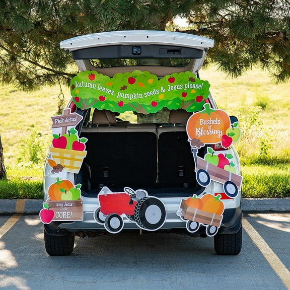 Faith Fall Harvest Trunk-or-Treat Decorating Basic Kit, Party Decor, Halloween, 9 Pieces