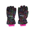 thumbnail image 2 of CTM Kids' Print Design Winter Ski Gloves by Wootie, 2 of 5