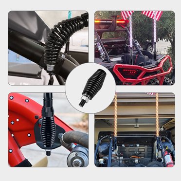 Heavy-Duty Barrel Spring Mounts For LED Whip Lights - Universal UTV ATV Truck & Jeep Off-Road Protection