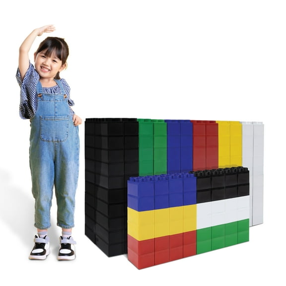 BiggoBlocks 288 pc Large Building Blocks Mega Set for Kids 3-8 Indoor/Outdoor