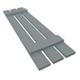 thumbnail image 6 of Ekena Millwork 12"W x 41"H Lifetime Vinyl, TailorMade Three Board Spaced (2 Batten), Board-n-Batten Shutters, w/Shutter-Loks (Per Pair), Platinum, 6 of 13