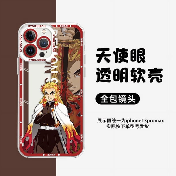 Popular Anime Demon Slayer Funda De Teléfono Transparente Para Samsung Galaxy A52 A52S A53 A33 A23 A30 A31 A32 A42 A50S A51 A71 Square Silicona Suave Protección A Prueba De Golpes