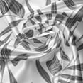 thumbnail image 5 of Ambesonne Abstract Valance Pack of 2, Leaves on Vines Nature, 42"X12", White and Grey, 5 of 5
