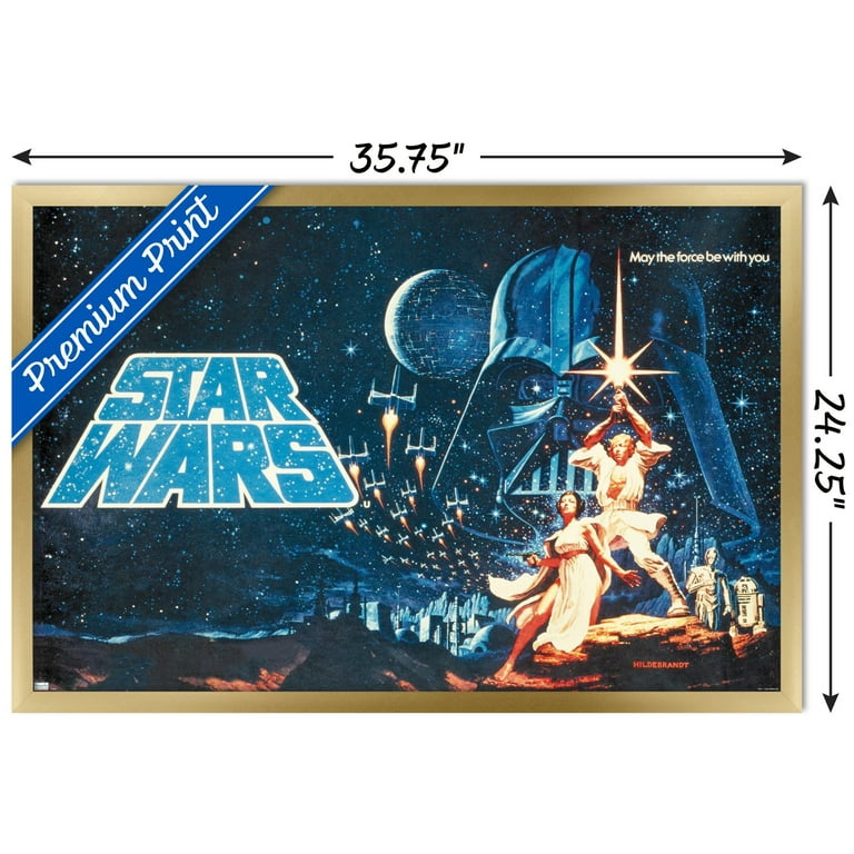 Star Wars: A New Hope - Horizontal Banner Wall Poster, 22.375