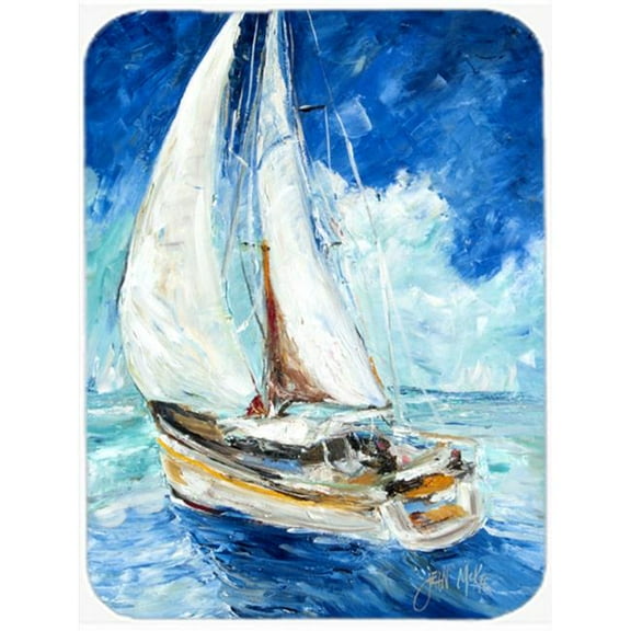 Sailboats In Blue Mouse Pad, Hot Pad & Trivet