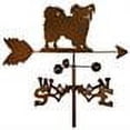 thumbnail image 4 of SWEN Products Inc Hand-made Papillon Dog Copper Weathervane, 4 of 4