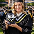 thumbnail image 7 of Purple Graduation Penguin Plush Keychain Graduation Season Decorations Graduation Gift for Students Grads Collectible Soft Stuffed Animal Add to Your Graduation Gear, 7 of 7