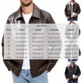 thumbnail image 3 of Men's Winter And Fall Daily Zipper Lapel All-matching Long-sleeved Coat Black XXL, 3 of 5