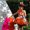 B Orange, variant on Baby Girls Retro Themed Outfit One Shoulder Sleeveless Tutu Dress with Bow Headband 3 Piece Set for Dressup Party