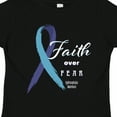 thumbnail image 4 of Inktastic Faith over Fear Hydrocephalus Awareness with Blue Ribbon Boys or Girls Toddler T-Shirt, 4 of 5