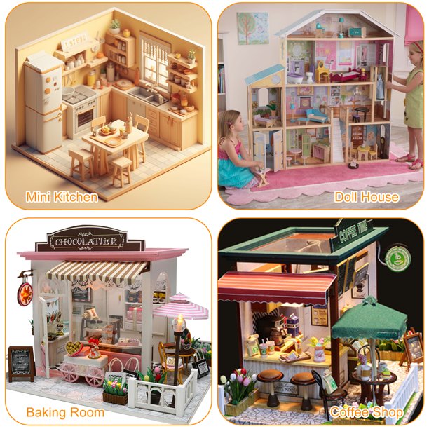 Lot De 12 Miniatures Alimentaires Pour Maison De Poupée – Résine, échelle 1:12, Décoration Réaliste