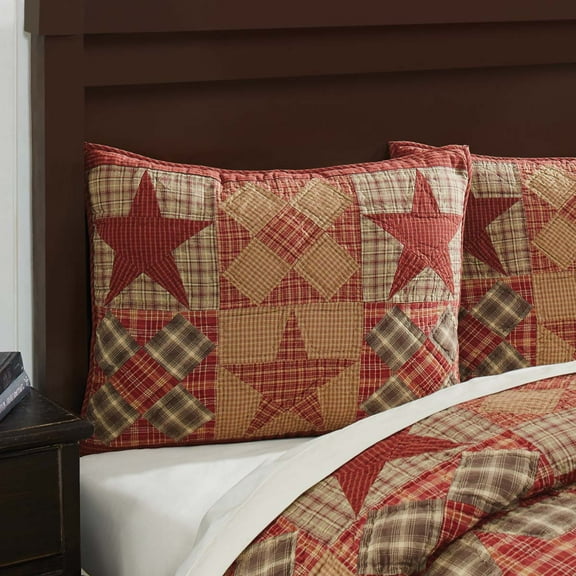 VHC Brands 29406 Dawson Star Standard Sham 21x27