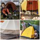 thumbnail image 2 of WASHWEPE 10Ud Hebillas De Para Tienda Camping Rojas Aluminio Duradero Y Portátil, 2 of 5