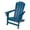 Navy Blue, variant on KOZYARD Foldable High Density Resin Outdoor Patio Adirondack Chair - 22"x32" Navy Blue