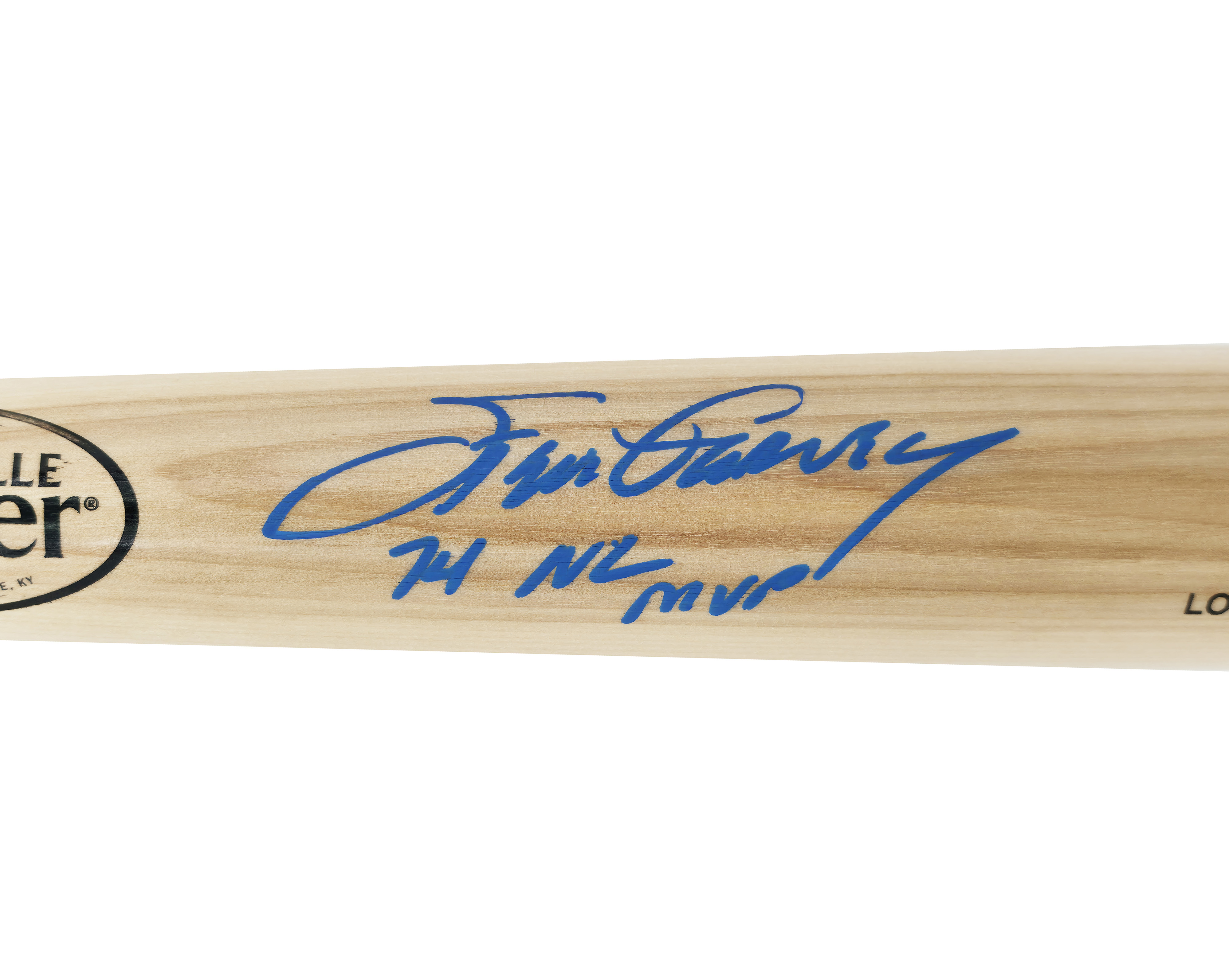 Steve Garvey Autographed Blonde Louisville Slugger Pro Stock Baseball Bat Los Angeles Dodgers "1974 NL MVP" Beckett BAS Witness 252592