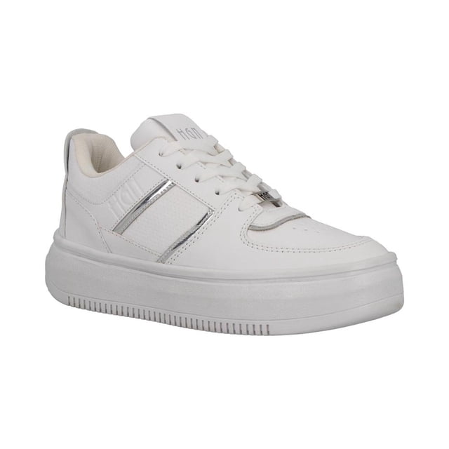 Tenis Urbanos HGN by MR SHU Mujer Agujetas Ajustables Comodos Blanco 24.5