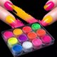 thumbnail image 3 of 12 cajas de pigmento de uñas de neón, polvo de uñas fluorescente, arte de uñas, 3 of 5