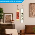 thumbnail image 4 of Uxcell 41x6" Hanging Xuan Paper Scroll Silk Half Raw Ripe Blank Hanging Xuan Paper, 2Pcs, Skin Color, 4 of 5