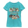 thumbnail image 3 of STAR WARS Resistance Group Fun Girls Short Sleeve Tee Shirt, Tahiti Blue, Large, 3 of 3