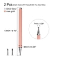 thumbnail image 2 of Unique Bargains 2pcs Stylus Pens for Touch Screens Magnetic 4 Fine Point Disc Universal Capacitive Pen Sensitivity Silver/Gold, 2 of 7