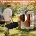 thumbnail image 2 of 270° Opening BBQ Blanket for Resting Meat, Insulated BBQ Meat Resting Bag, Wide-Mouth Thermal Blanket with Handles for Briskets Turkey - Leakproof Smoker Grill Accessory, Gifts for Men, Dad Gifts, 2 of 9