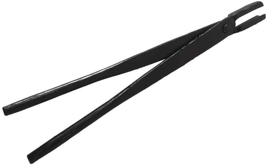Hand Round Jaw Blacksmith Tongs, 16" L