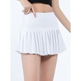 thumbnail image 5 of WIBACKER Womens Tennis Skirts High Waisted with Pockets Built-in Shorts Workout Running Pleated Athletic Golf Skorts, 5 of 6