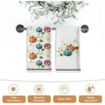 thumbnail image 6 of luyaa Hello Fall Pumpkin Sunflower Kitchen Dish Towels Set of 2, Autumn Harvest Floral Flower Jar Hand Towels Drying Baking Cooking Cloth, Thanksgiving Farmhouse Sweet Home Kitchen Decor 18x26 Inch, 6 of 6