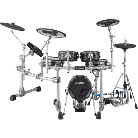 Yamaha DTX10K-M Electronic Drum Set w/Mesh Pads, Black Forest